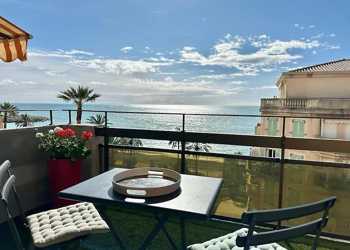 The View-centre- Clim -parking-vue Mer-plage Μεντόν