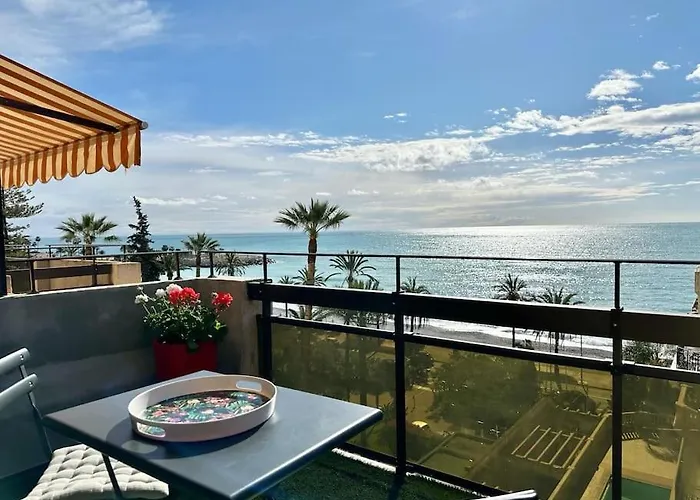 The View-centre- Clim -parking-vue Mer-plage Menton